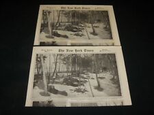 1915 MARCH 14 NEW YORK TIMES PICTURE SECTION LOT OF 2 - GERMAN TROOPS - NP 5473 picture