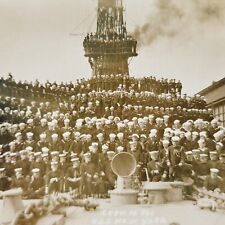 c1915 Postcard Entire Crew of USS New York Battleship BB-34 World War I - WWI picture
