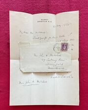 FRANK H. SIMONDS WORLD RENOWNED PULITIZER PRIZE JOURNALIST & AUTHOR 1935 LETTER picture