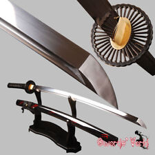 Hand forged honsanmai Carbon steel Japanese samurai sword Katana sharpen blade picture