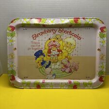 1981 Strawberry Shortcake + Friends Folding Metal Bed/TV Meal Serving Tray picture