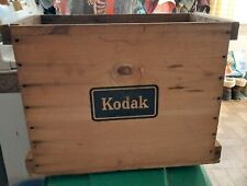 Rare 1950s Kodak Photographic Wood Crate  picture