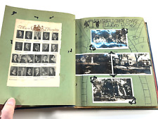 LARGE 1920's Bethany College Photo Album & Scrapbook L@@K lindsborg ks picture