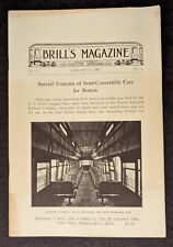 **VINTAGE 1970 REPRINT OF 1907 BRILL MAGAZINE COMPLETE ISSUE SET**STREET CARS picture
