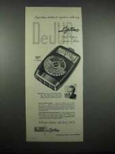 1947 DeJur Lifetime Exposure Meter Ad - Jon Abbot picture
