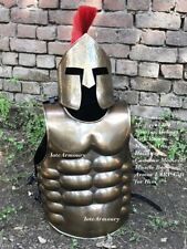 Customize Medieval 300 Spartan Helmet with Roman Muscle Armor Halloween Handmade picture