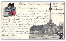 Cleveland Ohio OH Postcard Soldiers Monument 1901 Private Mailing Card Vintage picture