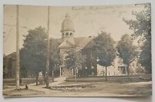 RPPC Boyne City MI Michigan High School Vintage 1928 Postcard C2 picture