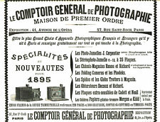 GENERAL COUNTER OF OLD PHOTOGRAPHY ADVERTISEMENT 1895 AD pub   picture