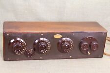 Small  Style Antique  Atwater Kent Model 20 Wood Case Tube Radio picture