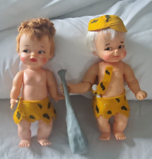 Vintage Ideal Pebbles and Bamm Bamm Dolls picture