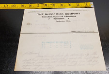 September 1923 The McCormick Company Invoice - Calendars, Signs, and Advertising picture