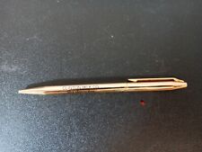Vintage Chromatic Gold Tone Ballpoint Pen W/Clinton N.J. Milk Co. Ad picture