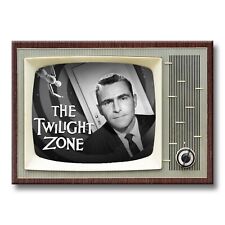 Twilight Zone TV Show Classic TV 3.5 inches x 2.5 inches Steel Fridge Magnet picture