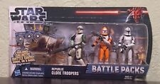 2011 Star Wars Republic Clone Troopers Battle Pack - 3 Action Figure Pack Set picture