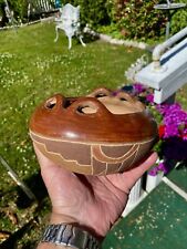 Very Fine Rare Unique San Juan Pueblo Pottery Bowl - Hard To Find picture