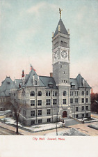 City Hall, Lowell, Massachusetts, Very Early Postcard, Unused picture