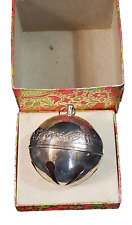 VTG Wallace Silversmiths Bell Ornament 1835 1985 Silverplate 150th Anniversary picture