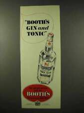 1956 Booth's Gin Ad - Gin and Tonic picture