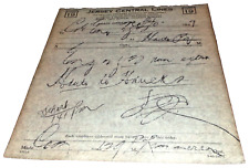 NOVEMBER 1947 CNJ CENTRAL RAILROAD OF NEW JERSEY HAUTO, PA TRAIN ORDER picture