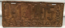 1927 Arizona License Plate 1-14105 picture
