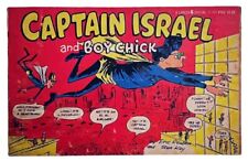 Vintage Jewish Humor  Comic Book Captain Israel and Boy Chick Scarce picture