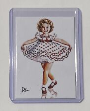 Shirley Temple Limited Edition Artist Signed “American Icon” Trading Card 2/10 picture
