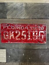 VINTAGE 1936 FLORIDA TAG TRUCK LICENSE PLATE #Gk25195 picture