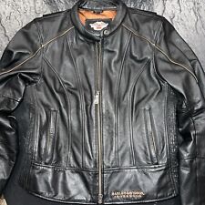 Vtg. 2008 Harley Davidson Women’s L  Leather Jacket 105th Anniversary Excellent picture