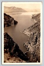c1941 RPPC Shoshone Dam & Reservoir Beautiful Image VINTAGE Postcard picture