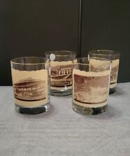 Rare 1984 Rock Springs Park WV 4pc Glass Tumblers Cups East Liverpool 150th D1 picture
