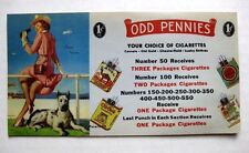 Rare 1940s Punchboard Lottery Game Pinup Girl Label by Elvgren Plane View picture