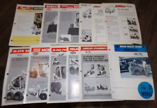 12-lot 1960's-70's bobcat loader attachments brochures very good used picture