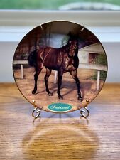 Danbury Mint SEABISCUIT Susie Morton Legendary Racehorses Collection Plate picture