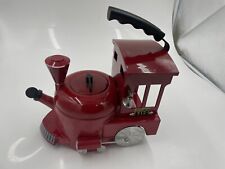 Vintage MKI Kamenstein Tea Kettle Pot World of Motion Steam Engine Train 613 Red picture