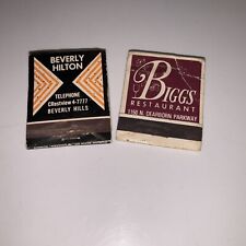 Vitg TRADER VIC’S Beverly Hills CA Beverly Hilton & Biggs Restaurant Matchbook picture