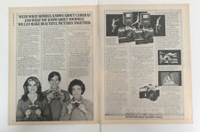 1978 Minolta XD-11 XG-7 SR-T Camera Print Ad Advertisement Original 2 Page picture