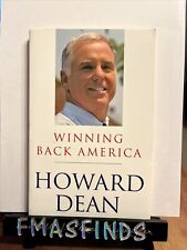 HOWARD DEAN Signed Book WINNING BACK AMERICA Auto Paperback VERMONT picture