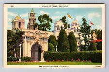 San Diego CA-California, Palace Of Parent And Child, Vintage c1935 Postcard picture