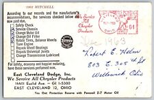 Postcard Vehicle Service Card East Cleveland Dodge Ohio B9 picture