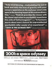 Vintage 1968 2001: a space odyssey movie film original color ad picture