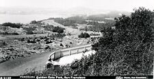 c.1891 SAN FRANCISCO~I.W. TABER PHOTO~PANORAMA VIEW of GOLDEN GATE PARK~NEGATIVE picture