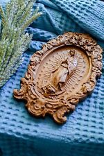 Our Lady of Guadalupe WOOD CARVED CHRISTIAN ICON RELIGIOUS VIRGIN MARY WALL ART picture