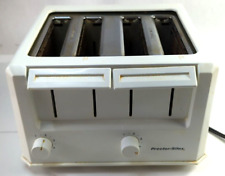 Vintage 4 Slice Proctor Silex White Automatic Toaster USA, Tested, Works Perfect picture