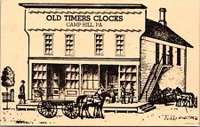 Old Timers Clocks Camp Hill Pennsylvania Postcard E7 picture