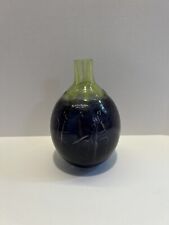 Rare Kosta Boda art glass vase. Signed by artist Gunnel Sahlin. Stagioni series picture