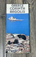 Vintage Greece Corinth Argolis Pamphlet Brochure Souvenir picture