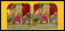 Evening with friends, ca.1880, watercolor stereo vintage stereo print, d print picture