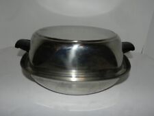 Vintage Aristo Craft Stainless Steel Stockpot Egg Poacher High Dome Lid picture