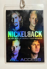Nickelback  All Access Pass Silver Side Up World Tour  2002/03 Laminated picture